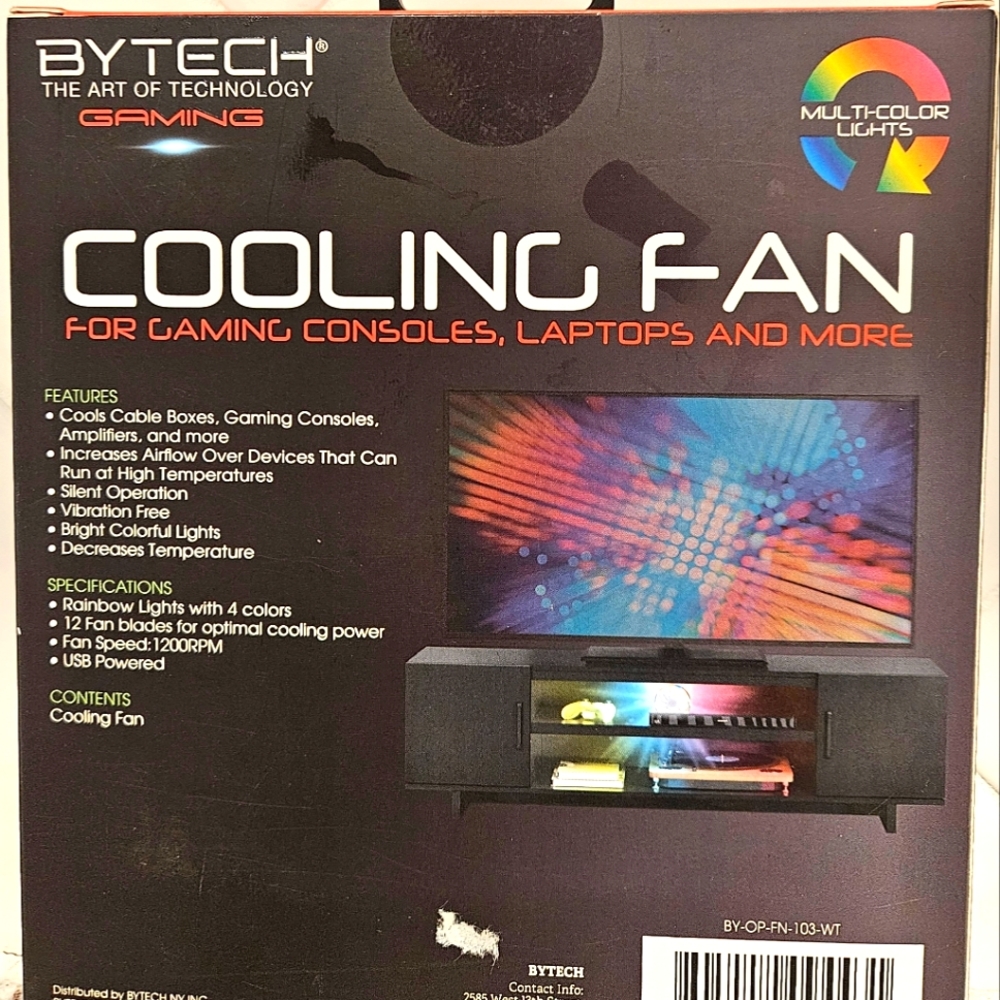 📉📉By Tech Cooling Fan